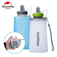 naturehike 500 750ml mini portable silicone folding ultralight sports bottle water bottles outdoor mountaineering cup