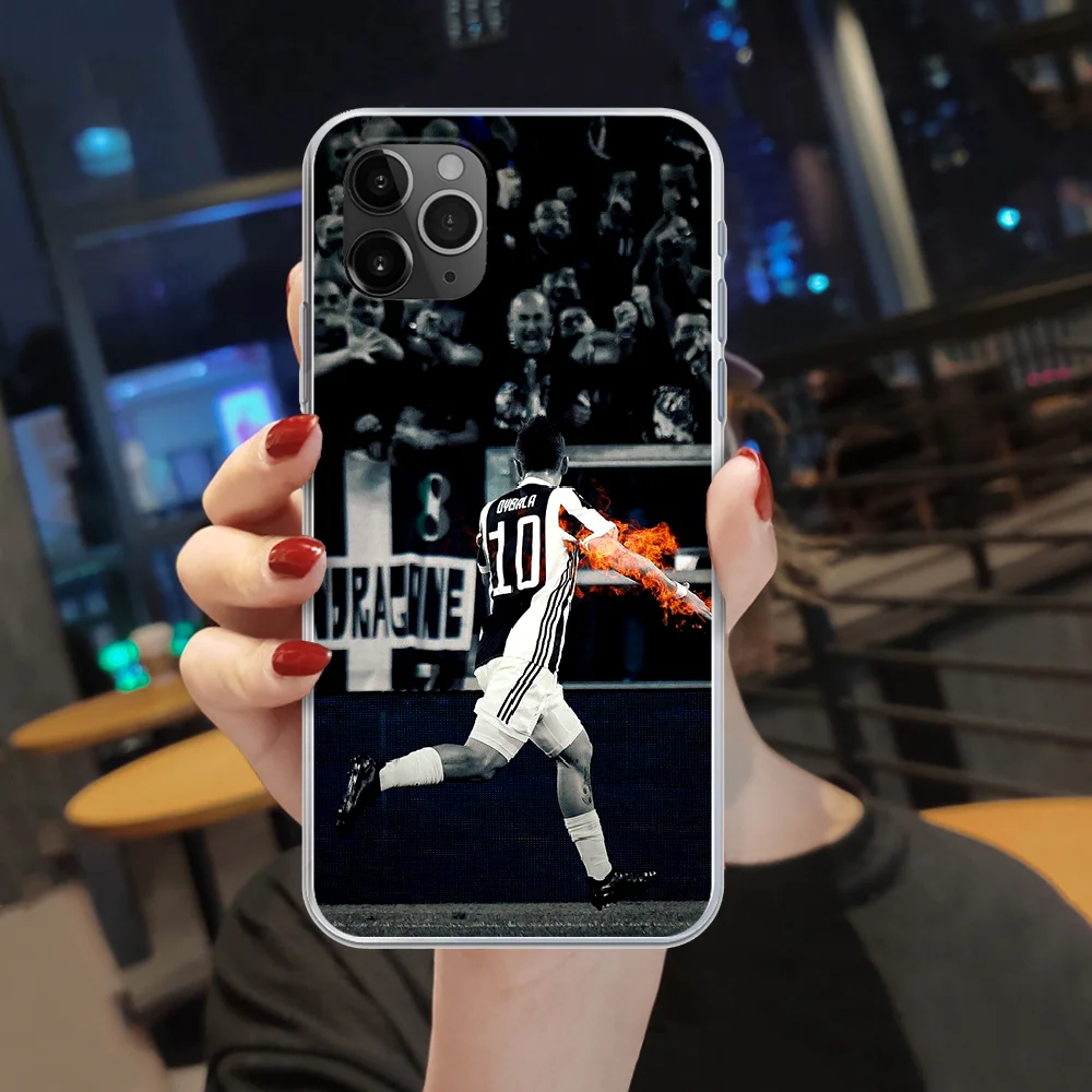 

Paulo Dybala soccer football Phone Case cover For iphone 4 4S 5 5C 5S 6 6S PLUS 7 8 X XR XS 11 PRO SE 2020 MAX transparent