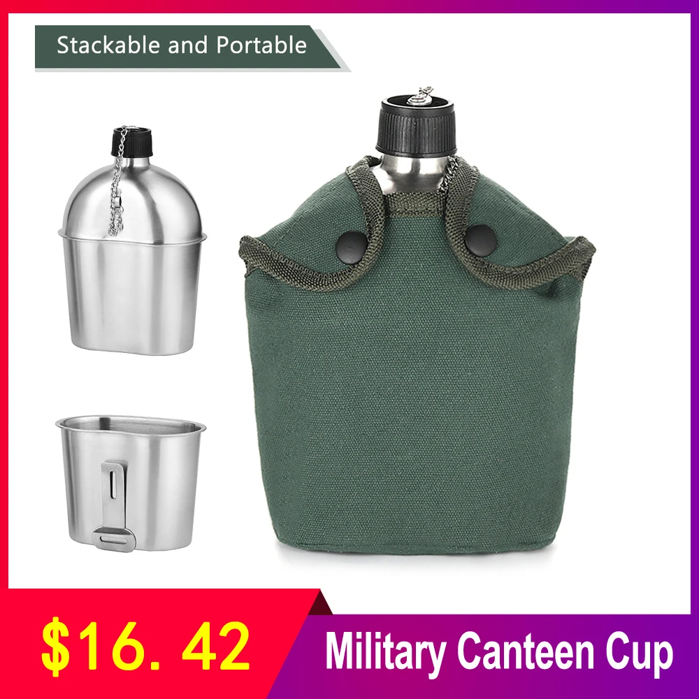 Бутылка для воды Ланч-бокс Набор чашек в стиле милитари столовой набор посуды