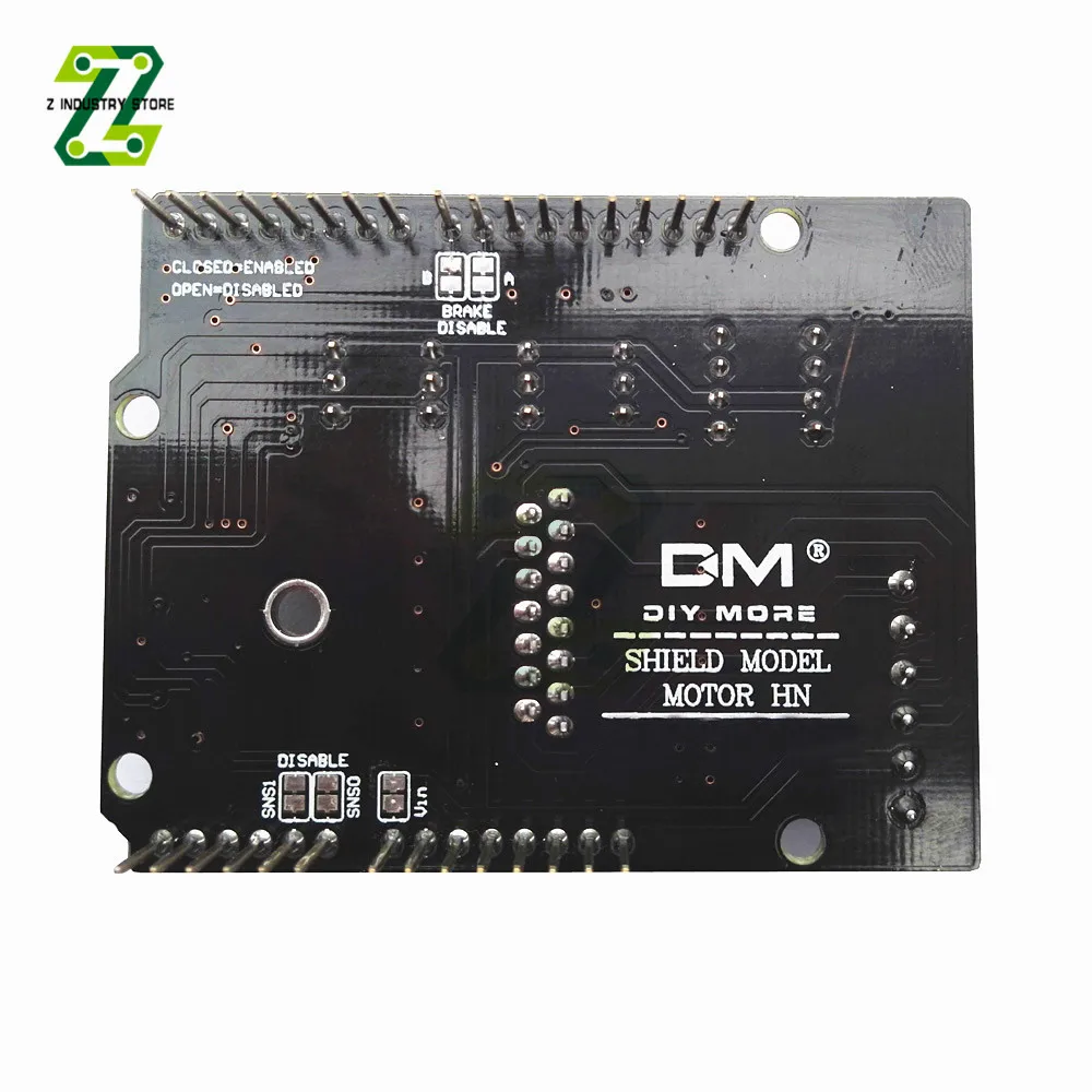Модуль драйвера L298NH для Arduino R3 MEGA2560 двухканальный щит двигателя постоянного тока