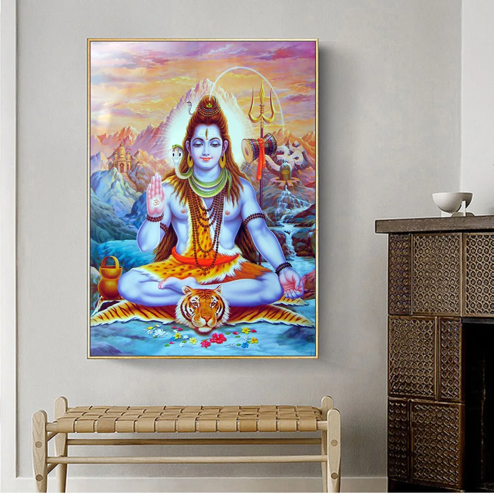 

Shiva Lord Canvas настенные картины художественные плакаты и принты, индуистские боги, художественные картины, Hinduism, художественные плакаты, домаш...