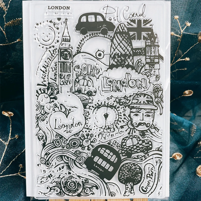 

Винтажные прозрачные силиконовые штампы Panalisacraft для скрапбукинга «сделай сам»/изготовления карт/украшения детских поделок