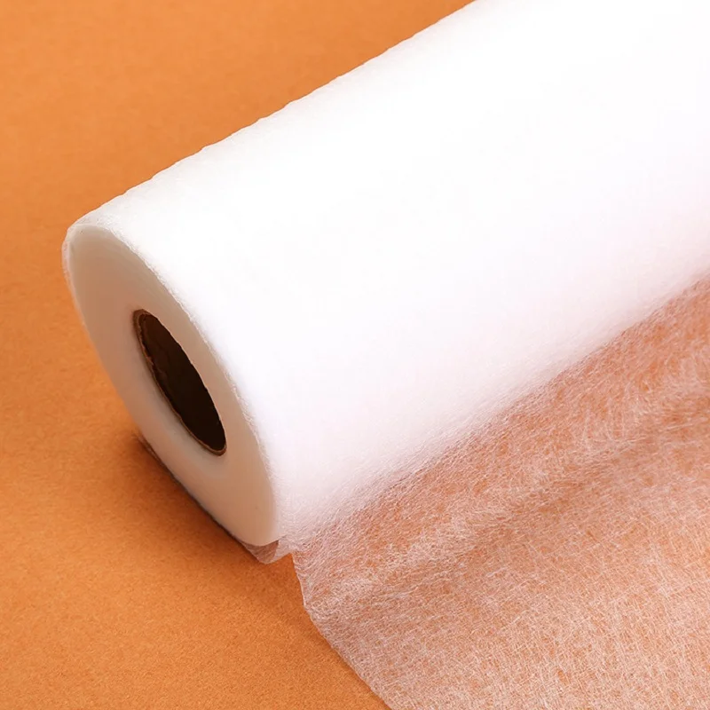 5M/Lot Non-woven Fusible Interfacing Double Faced Adhesive Easy Iron On Sewing Fabric Entretela Adhesiva Patchwork Interlinings Batting | Дом и