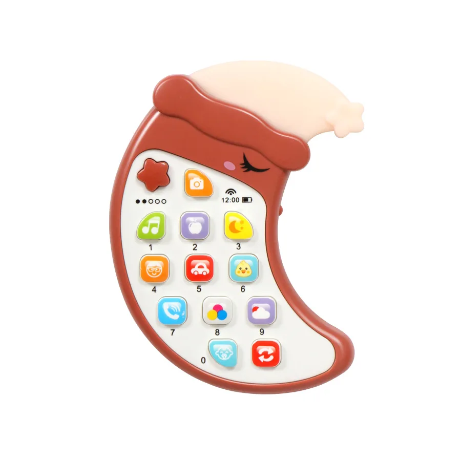 

Children's Music Early Education Mobile Phone Toys Educational Bilingual Biting Phone Card Tongyue Liangbao 0-3 Years Old Toys