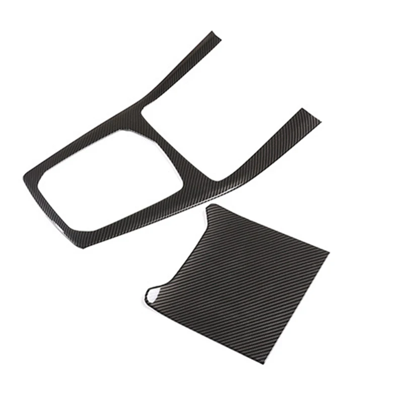 

Car Center Console Gear Shift Decoration Panel Cover Trim ABS Carbon Fiber for X5 G05 X7 G07 2019-20