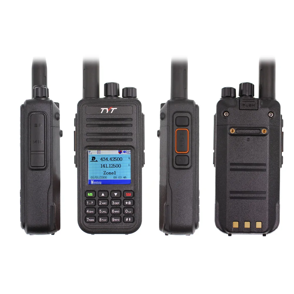 tyt md uv380 walkie talkie dmr radio md 380 vhf uhf digital two way radio transceiver dual time dlot free global shipping
