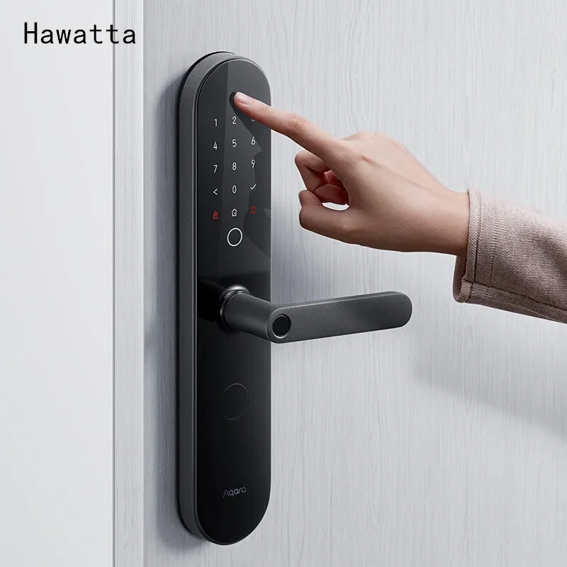 

Hawatta Automatic Intelligent Password Door Lock Fingerprint Lock with Mihome APP remote control smart door lock For Home Office