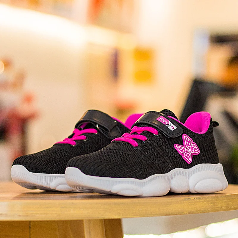 Кроссовки Детские сетчатые классические дышащие для бега школьная спортивная