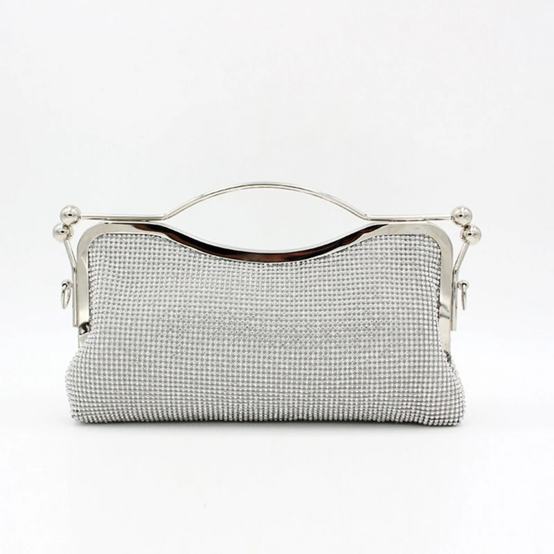 Женская Портативная сумка с бриллиантами вместительный мессенджер на одно плечо