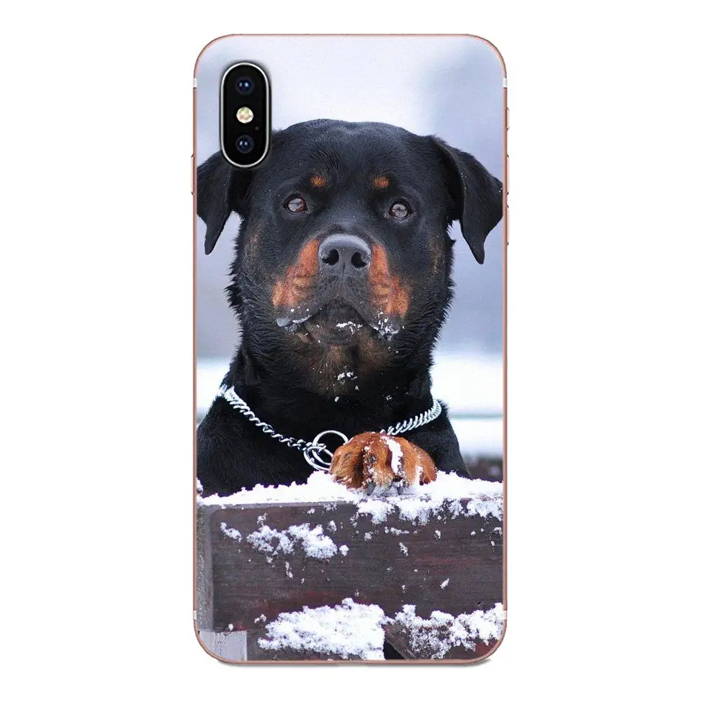 Popular Case Black Rottweiler Dog Puppies For Samsung Galaxy Note 8 9 10 Pro S4 S5 S6 S7 S8 S9 S10 S11 S11E S20 Edge Plus Ultra images - 6