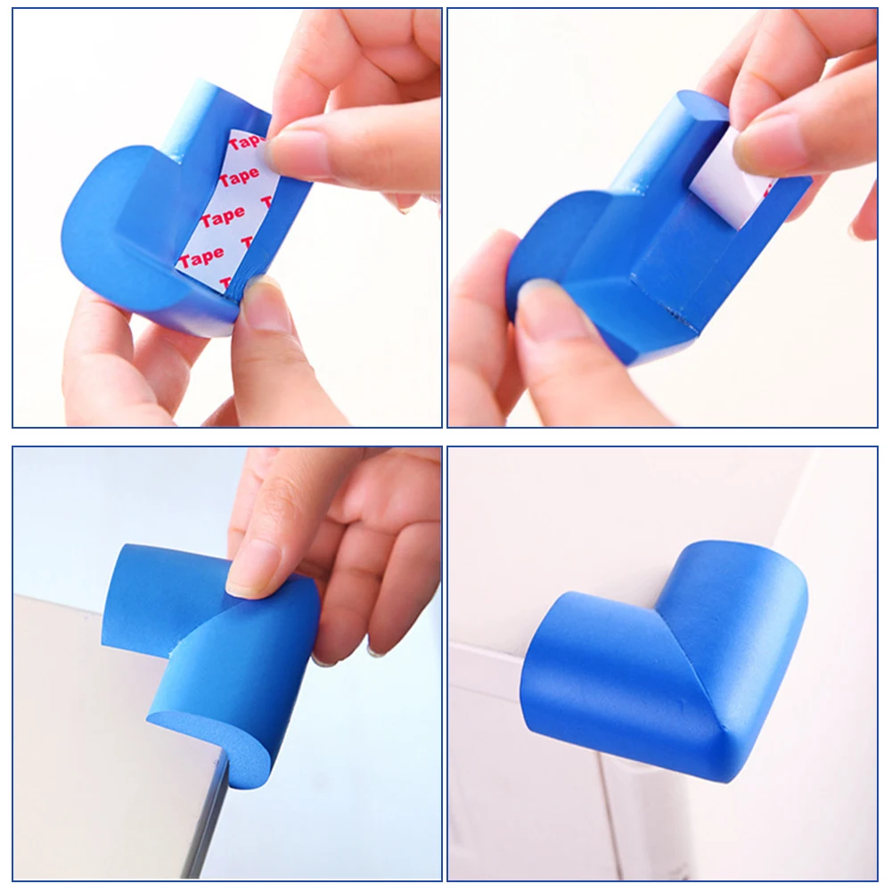Kids Baby Desk Corner Protection Soft Thicken Rubber Table Safety Furniture Edge Cover Guard | Мать и ребенок