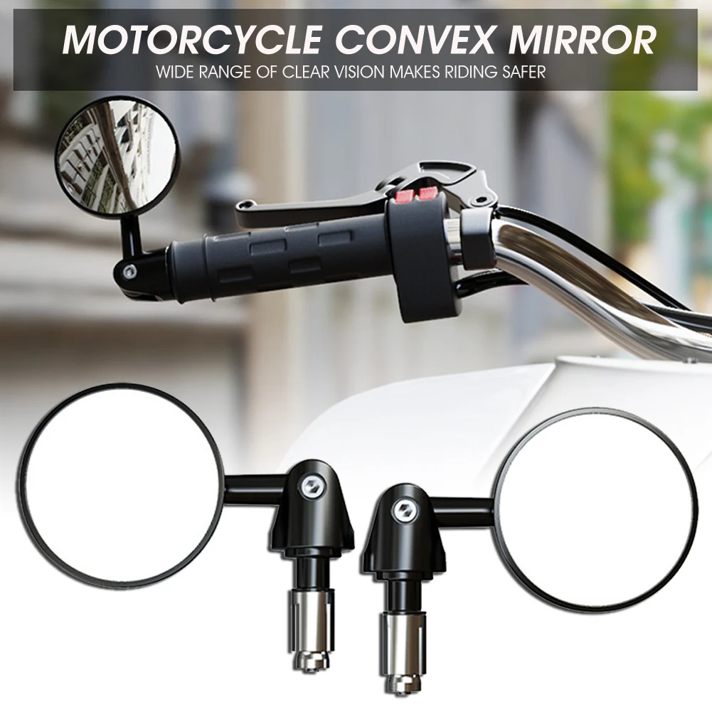 

Left Right Motorcycle Modified Handle Bar Folding Reversing Rearview Side Rear View Mirror Motorcycle Accessories and Spare Part
