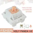 FEKER 110 шт. 3 Pin похожий на Holy Panda переключатель механическая клавиатура переключатель DIY сменный тактильный поликарбонатный верхний корпус 67 г