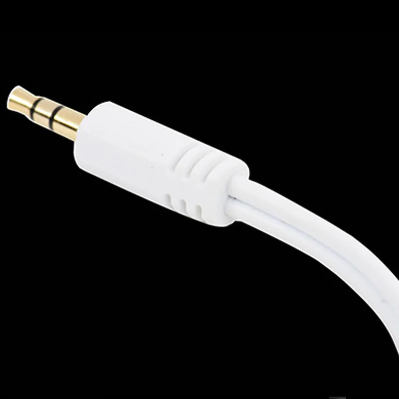 Позолоченный аудиокабель с разъемом 3 5 мм сплиттер для наушников разделитель