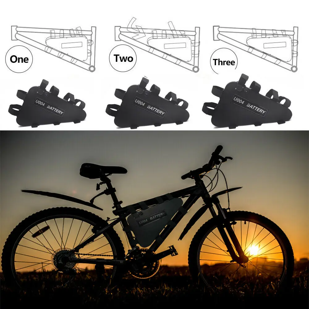 

Triangle 48V 52V 20AH Ebike Battery Pack 1000W Powerful Electric Bike Lithium ion Batteries for bicycle Motor 1500W
