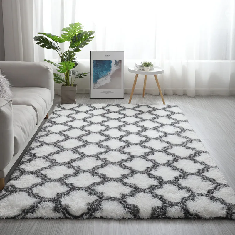 

Nordic ins carpet living room coffee table bedside rug tatami rectangular floor mat children crawling mat balcony bay window rug