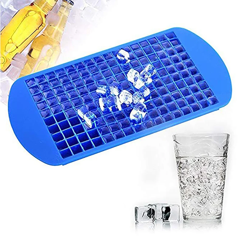 

160 Grids Silicone Ice Cubes Tray Mini Cube Ice Mold Maker Bar Pudding Mould DIY Tool 1Pcs Kitchen Party Drinks Accessories