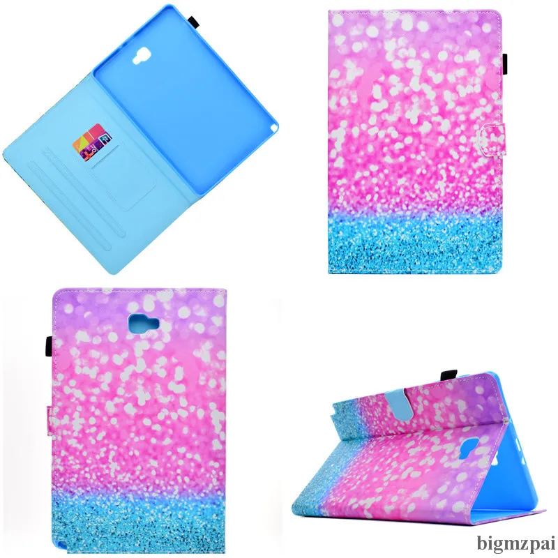 Для Samsung Galaxy Tab A6 10 1 чехол P580 P585 S Pen 3D принтер искусственная кожа смарт подставка