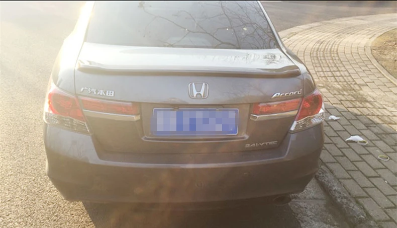 Для HONDA Accord спойлер 2008-2013 ZSK Высокое качество ABS Материал заднее крыло автомобиля