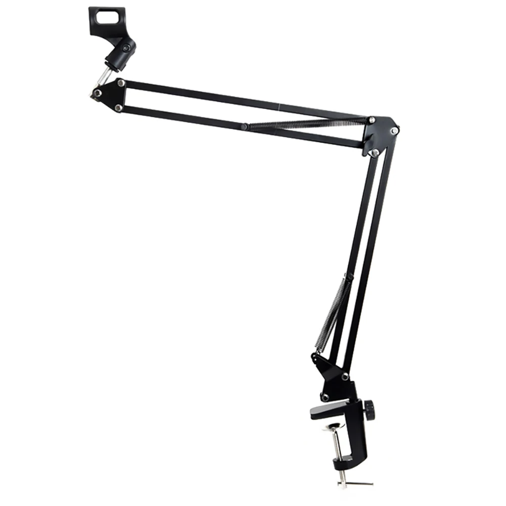 

AdjusMicrophone Scissor Arm Stand NB-35 With A Spider Cantilever Bracket Universal Shock Mount Mic Holder Table Mounting Clamp