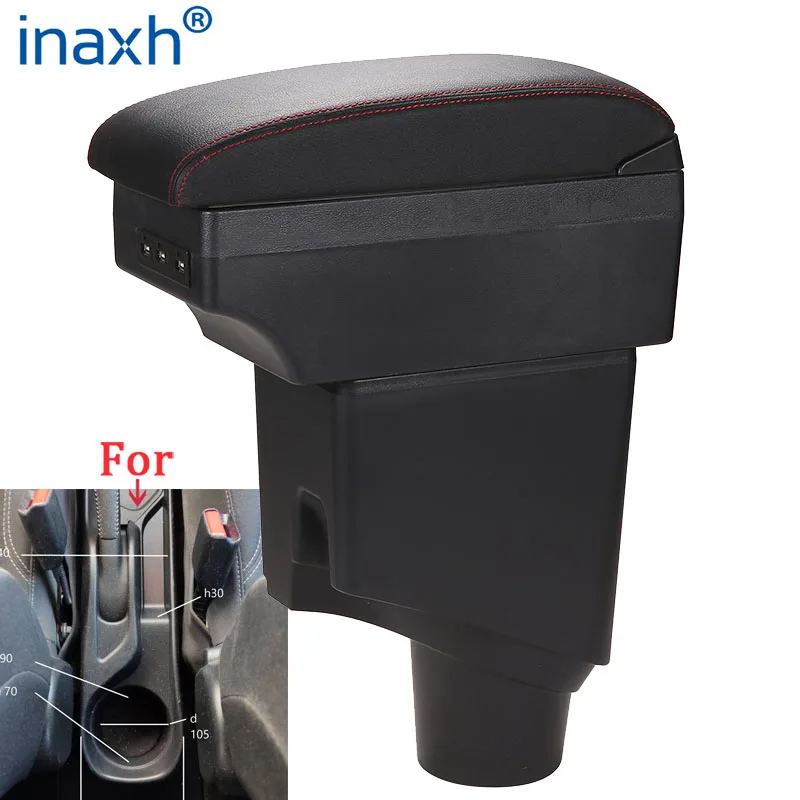  - For Toyota Yaris Armrest For Toyota Yaris hybrid Car Armrest box Retrofit parts Interior details Storage box USB 2015-2021