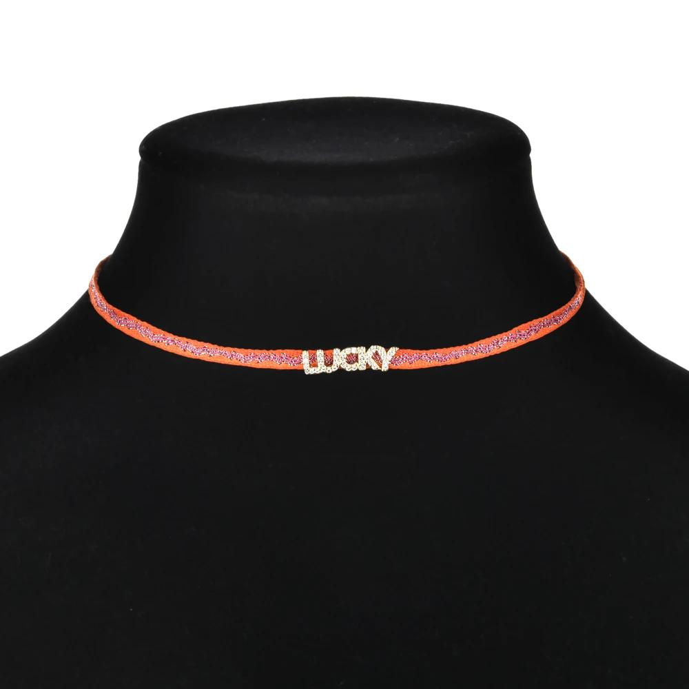 

ZMZY Gothic Punk Style Velvet Charm Choker Necklace Cute Lucky Pendant Jewelry Women Choker Collar Necklace Wholesale Colares