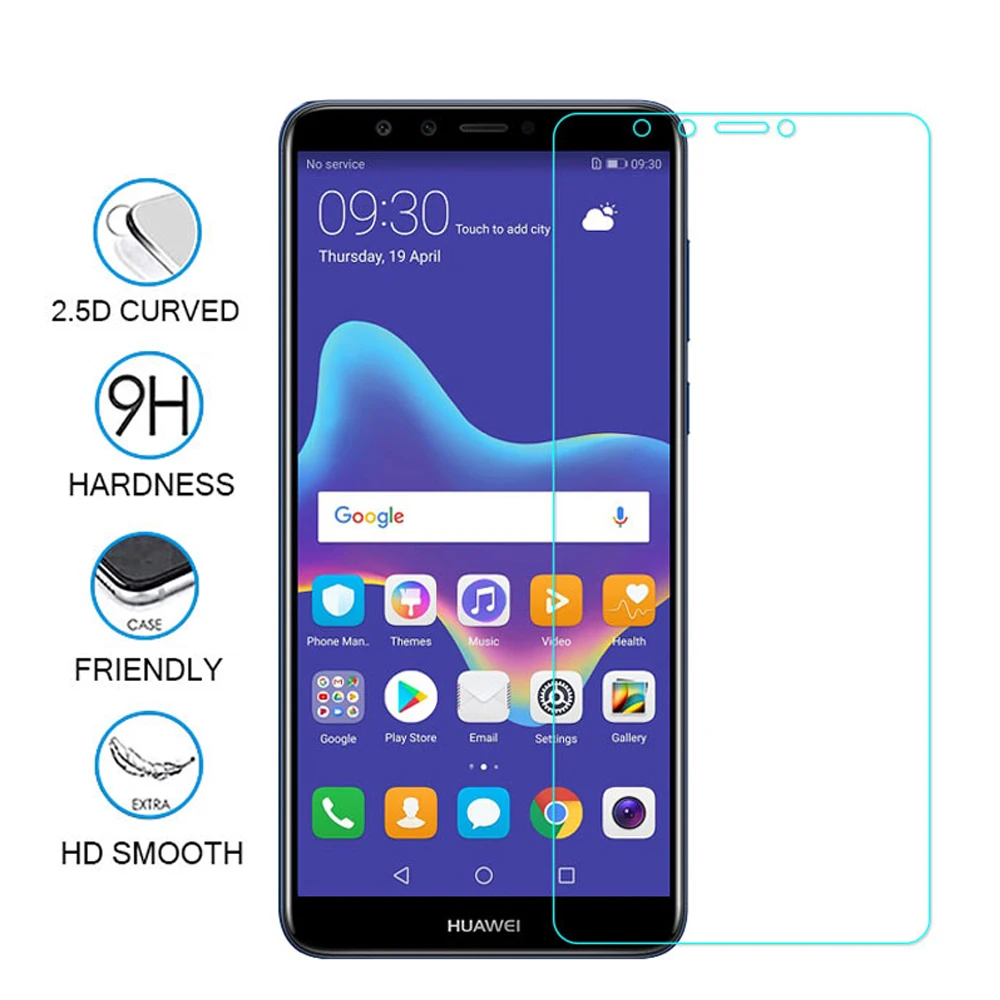 

9H for huawei y9 prime 2019 y9s tempered glass for huawei y9 2018 protective film phone screen protector on the glass smartphone
