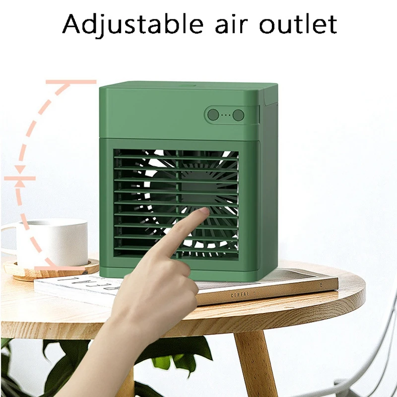 Air Cooler Three-Speed Adjustable Quiet Large Volume Humidification Spray Cooling Fan For Desktop Or Room | Бытовая техника