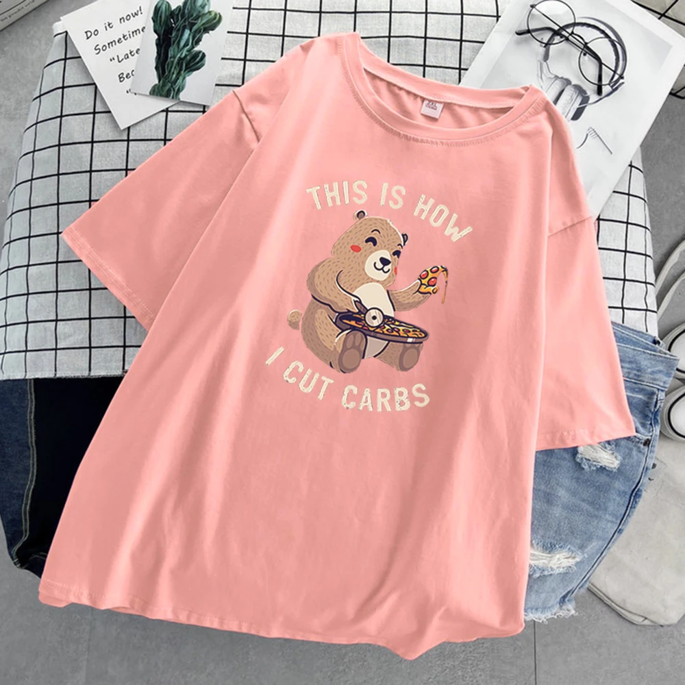 В этом заключается в том как я вырезать углеводов женские Harajuku футболка с