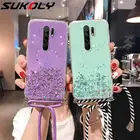 Чехол с блестками и ремешком через плечо для Xiaomi 11 Ultra, 11T, 10T, Note10 Lite, Poco X3, Redmi Note 10, 9s, 8Pro