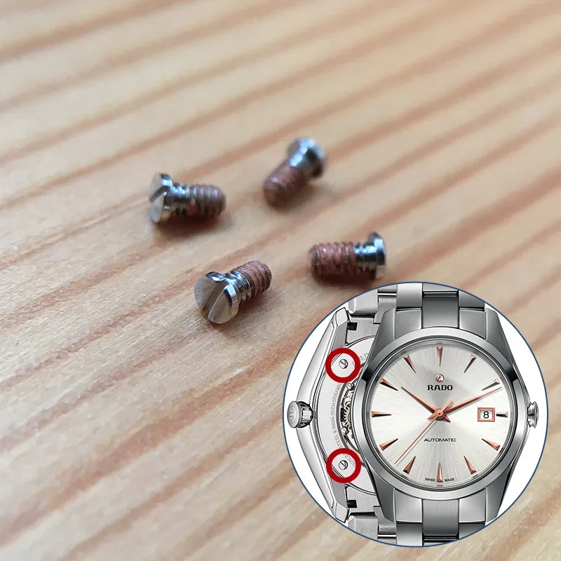 Стальные Стандартные винты для автоматических часов RADO Hyperchrome 658.0115.3|Ремонтные