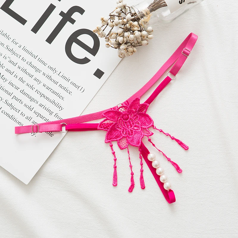 Топ женское нижнее белье экзотические женские трусики стринги с бахромой и