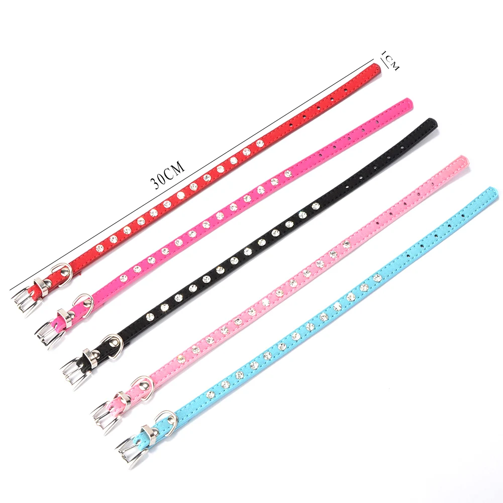 

1PC Kitten Necklaces Accessories For Small Pet Dog Collar Puppy Products Crystal Pet Collars Practical Pet Dog Collars