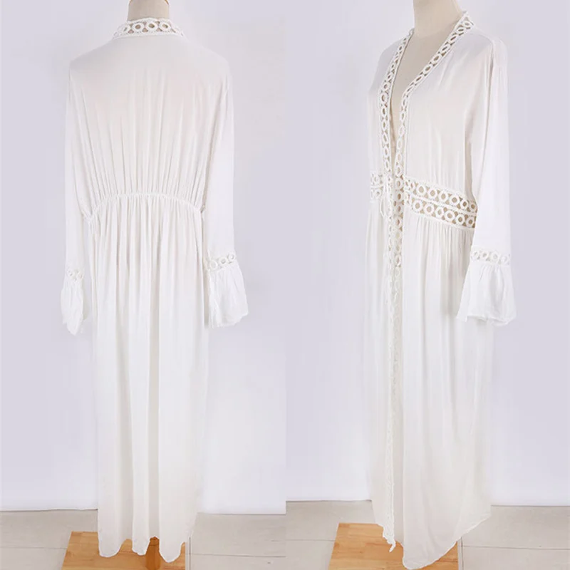 

2019 Beach Cover Up Swimwear Women Swimsuit Long Kaftan Beach Tunic Dress Bikini Cover Up Pareo Sarong Beachwear Bathing Suit