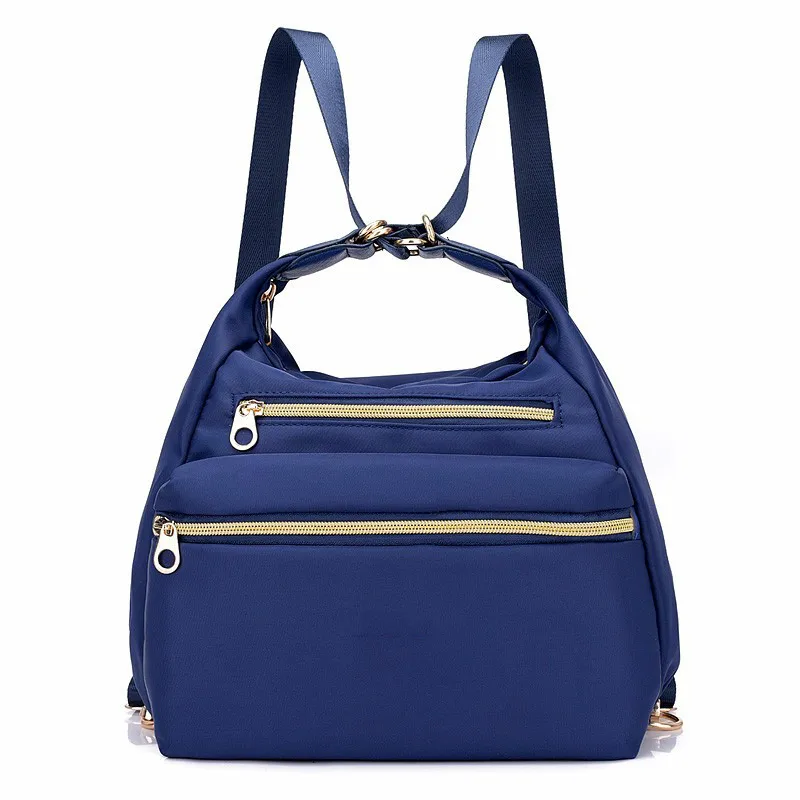 

Outdoor Nylon material Waterproof Women's small backpack Multi-function Oblique cross bag for female