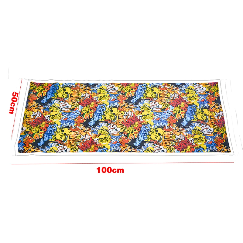 50x100 см мотоцикл уникальный дизайн ПВА гидрографическая водная переводная