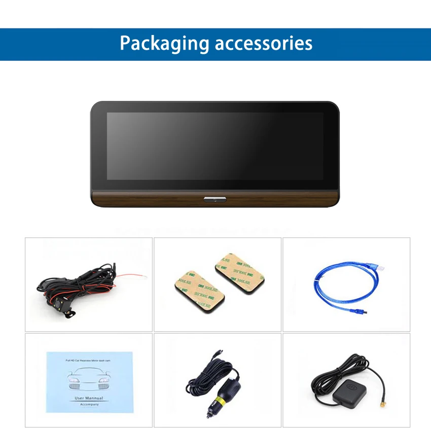 Автомобильный видеорегистратор ANSTAR 3G/4G 7 84 дюйма Full HD 1080p Wi Fi