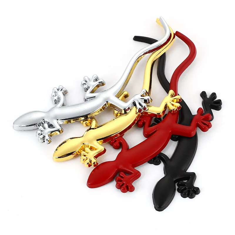 

3D Metal Gecko Badge Emblem Trunk Sticker and Decals for Audi Sline A4 A3 A1 A5 A6 A7 B6 B7 B5 Q3 Q5 Q7 Quattro TT S3 S6 S7 S4