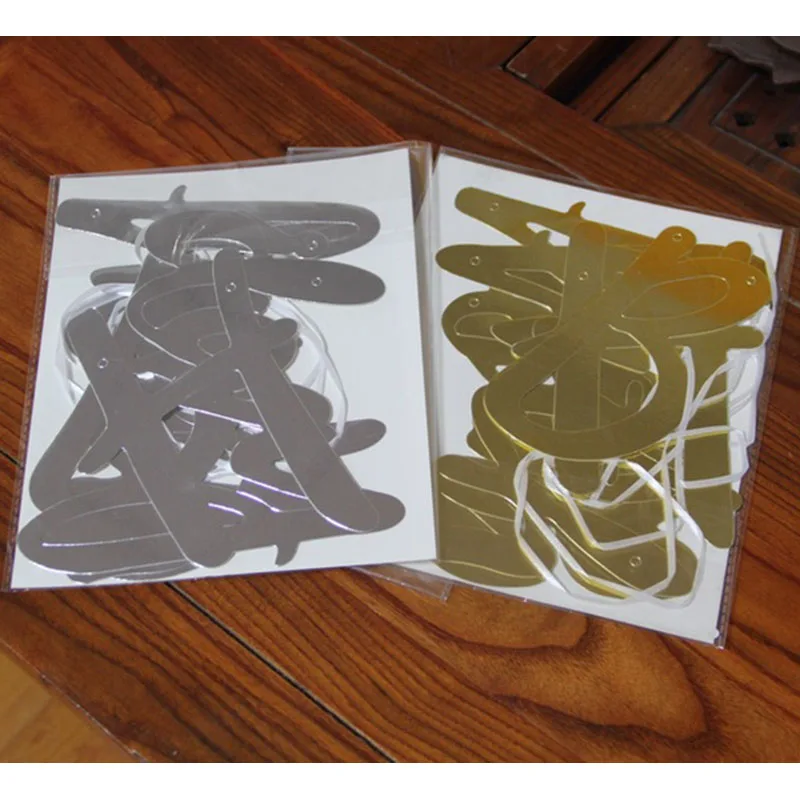 1 шт. декор для свадебной вечеринки Золотой Серебряный счастливый плакат &quotс