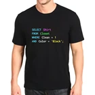 Новая модная забавная футболка с принтом для программирующих устройств sqmers dba и db, индивидуальные футболки, мужские свободные топы