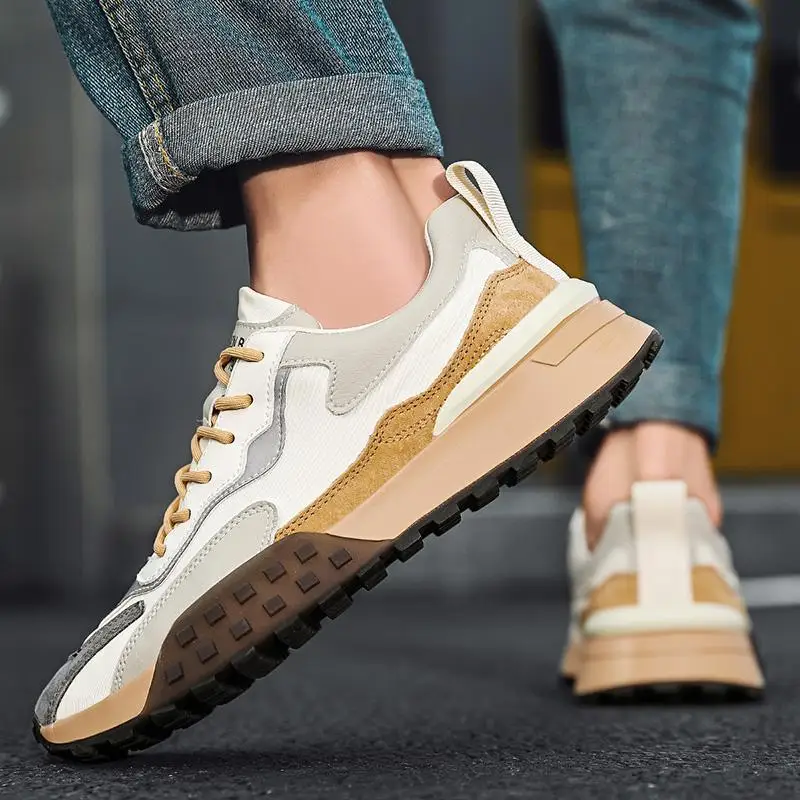 

2021 new Forrest Gump shoes fashion casual shoes board shoes lace trend splicing shoes