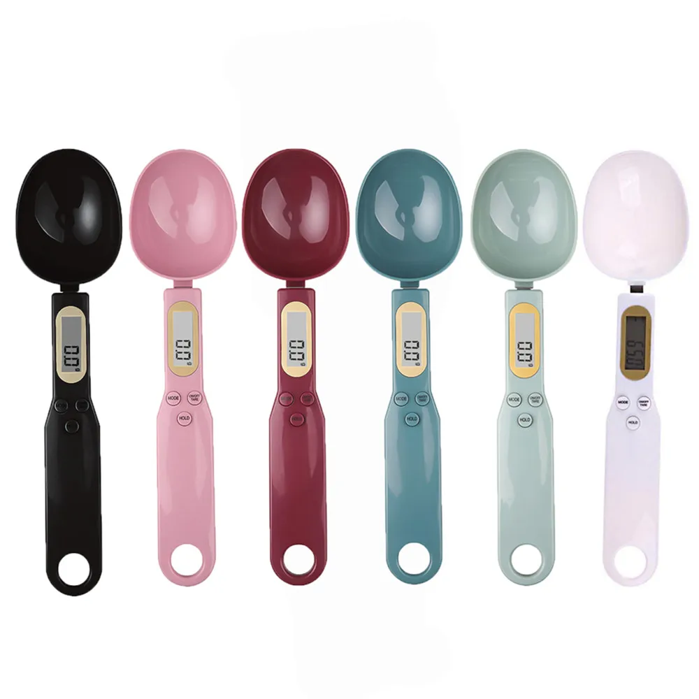 

500g/0.1g Electronic Kitchen Scale LCD Display Electronic Food Volumn Digital Weight Measuring Spoon Digital Spoon Kitchen Tool