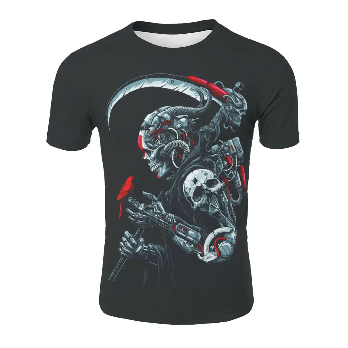 

2021 Four Seasons New Hot Selling Creative 3D Printing Top Short Sleeve Hot Graphics Simple And Generic Funny And Novel T-Shirt