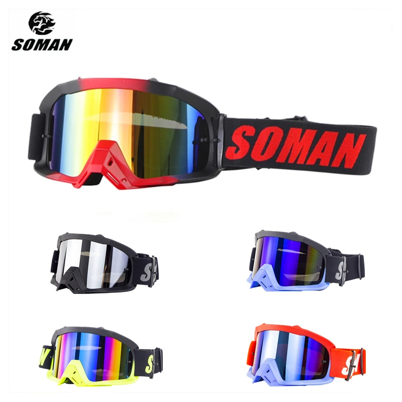 

Motorcycle Goggles Dirt Bike Goggles Windproof Safety Ski Glasses for Women Racing Dustproof Helmet Visor Racing Motorcycle
