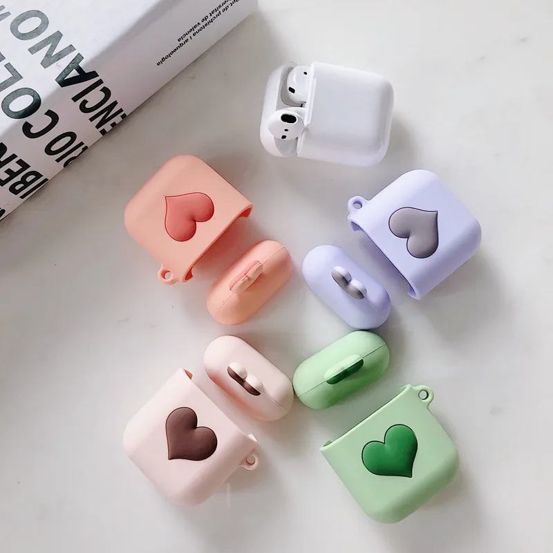 Оптовая продажа мультяшный беспроводной чехол для наушников с Bluetooth Apple AirPods 1/2