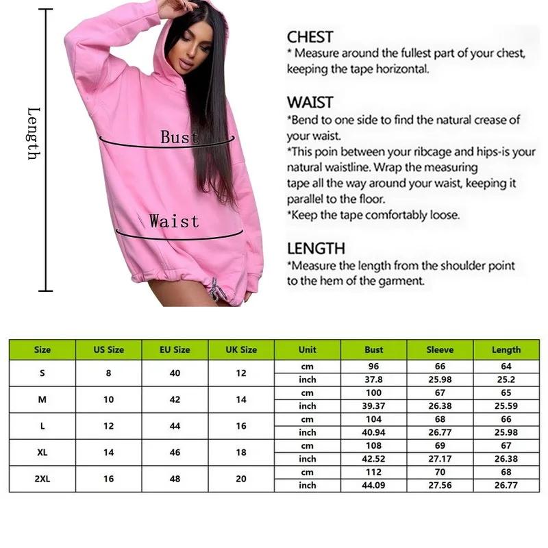 

Women Sweatshirt Long Sleeve Solid Color Hoodies Loose Tops Long Length Outfits Solid Color Plus Size Women's Sweatshirt 2021