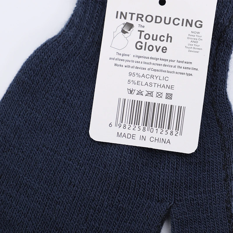 2019 new all-finger touch screen gloves for men and women diverse warm winter high quality cotton colorful | Аксессуары для одежды