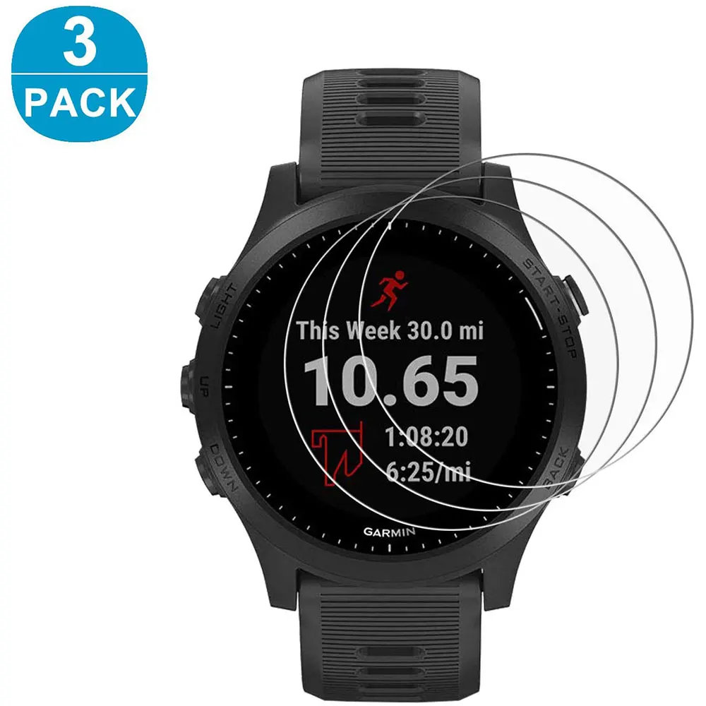 

Защитная пленка для экрана Garmin Forerunner 945, закаленное стекло 9H без пузырьков, устойчивое к царапинам и отпечаткам пальцев, 3 упаковки
