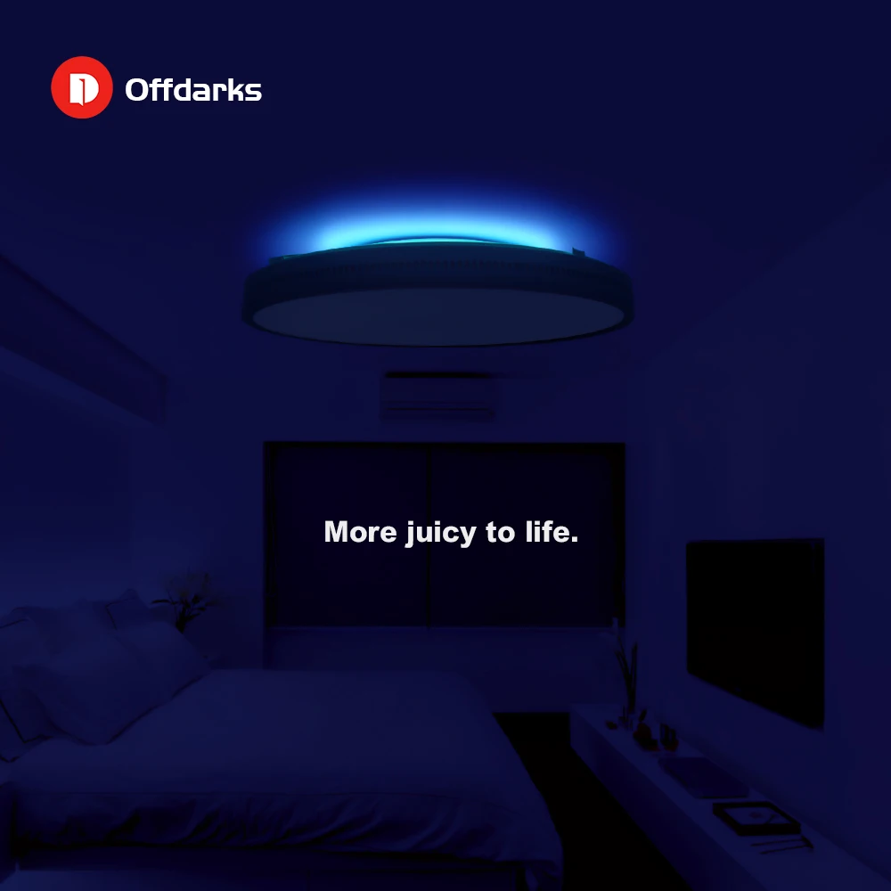 $62.87 Modern LED ceiling light RGB dimming 60W/72W APP wifi voice intelligent control living room bedroom kitchen ceiling lamp