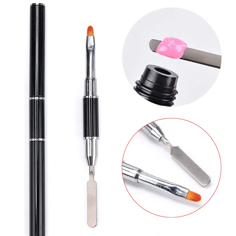 

Brush For Nail Forms Acrylic UV Gel Extension Dual Ended Nail Art Painting Pen Brush Nail Forms Brushes For Manicure Brush Tools
